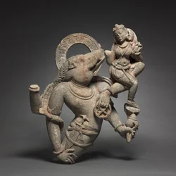 Varaha, de incarnatie van Vishnu als everzwijn, jaren 700-800.