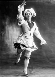 Vaslav Nijinsky, Russische balletdanser, 1909