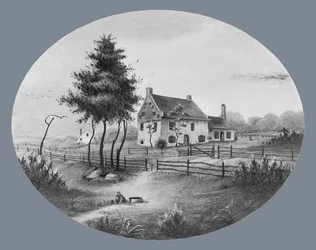 Vechte House in Gowannus, Brooklyn, New York, 1865