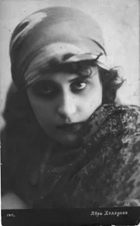 Vera Kholodnaya, Russische stomme filmactrice, 1916