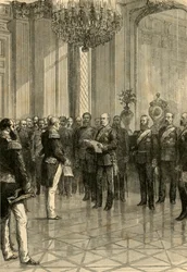 Versailles, 1871: Koning Wilhelm tot keizer van Duitsland uitgeroepen, 1890