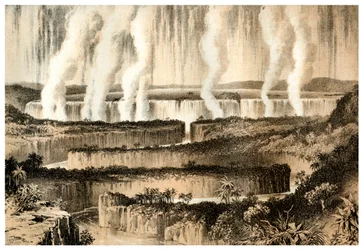 Victoria Falls van de Zambesi