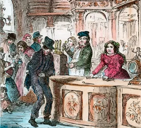 Victoriaans gin huis, 19e eeuw, eind 19e of begin 20e eeuw