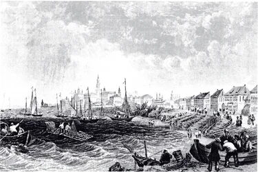 Uitzicht op Kostroma, ca 1835