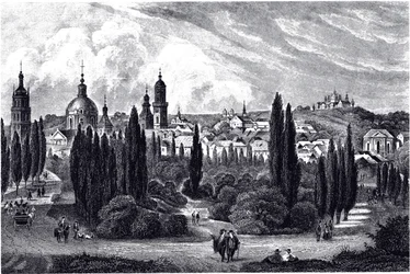 Uitzicht op Lemberg, ca. 1845
