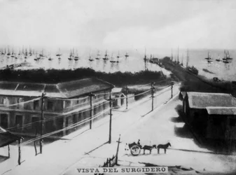 Uitzicht op Surgidero, 1896, 1920s