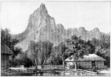 Uitzicht op Tahiti, 1898