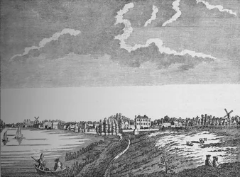 Uitzicht op Wandsworth, Surrey, ca. 1780