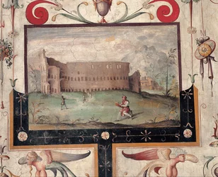 Uitzicht op het Colosseum, 1544