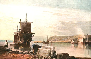 Uitzicht op de Exe, c1900