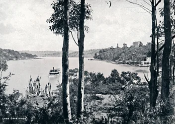 Uitzicht op de Lane Cove River, ca. 1900
