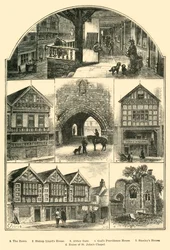 Uitzichten in Chester, 1898