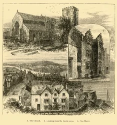 Uitzichten in Conway, 1898