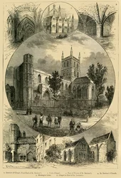 Uitzichten van de St. Saviours Kerk