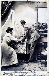 Vintage Franse ansichtkaart, ca. 1900