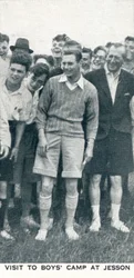 Bezoek aan jongenskamp in Jesson, ca. 1935-1937