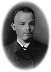 Vladimir Ulyanov Lenin als student, Samara, Rusland, 1890