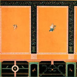 Muurschildering, Pompeii, Italië