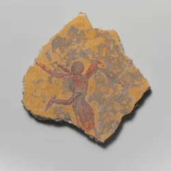 Muurschildering fragment