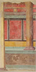 Muurschildering uit Kamer F van de Villa van P. Fannius Synistor in Boscoreale