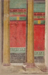 Muurschildering uit Kamer F van de Villa van P. Fannius Synistor in Boscoreale, ca. 50-40 v.Chr.