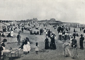 Walton-on-the-Naze - Scène op het strand