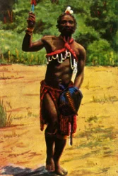 Krijger, Zuid-Afrika, ca. 1928