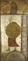Krijger met Schild, eerste helft 12e eeuw mogelijk 1129-34