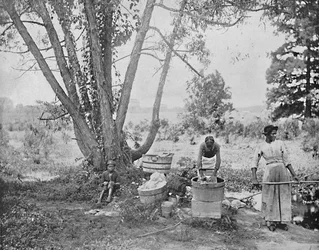 Wasvrouwen, El Paso, Texas, ca. 1897