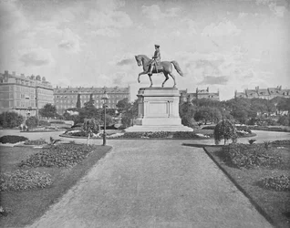 Washington Standbeeld, Openbare Tuin, Boston, ca. 1897
