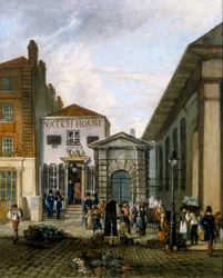 Wachthuis, Covent Garden, ca. 1835