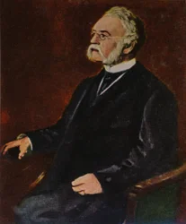 Werner von Siemens 1816-1892. Schilderij van Lenbach