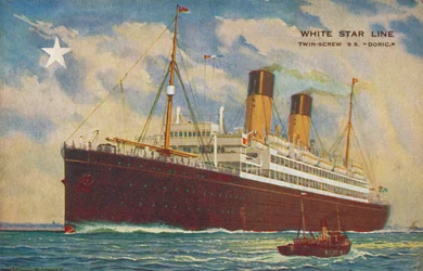 White Star Line. Twin-Screw S.S. Doric., ca. 1920s