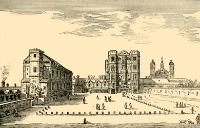 Whitehall rond 1650, 1881