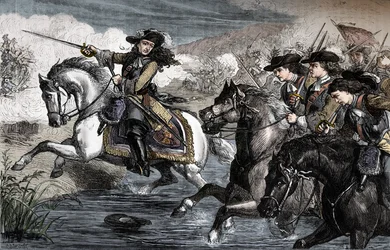 Willem III. Bij de Boyne, 1690, ca. 1880