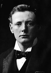 Winston Churchill rond de tijd dat hij voor het eerst het parlement betrad