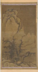 Winterbomen en besneeuwde toppen, Ming-dynastie, 17e eeuw