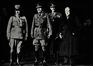 Met Generaal Diaz en Veldmaarschalk Haig, 1919, 1945