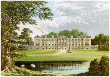 Woburn Abbey, Bedfordshire, huis van de Hertog van Bedford, c1880