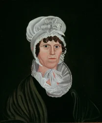 Vrouw in het zwart, 1820-40.