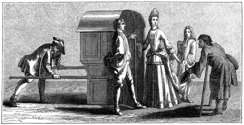 Vrouw in kostuum uit de tijd van Lodewijk XIV, 1885