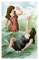 Vrouwen baden