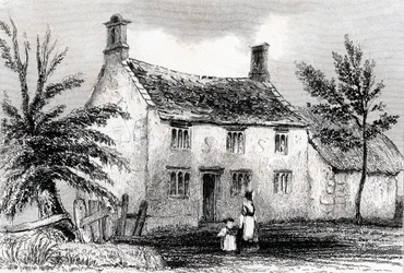 Woolsthorpe Manor, nabij Grantham, Lincolnshire, geboorteplaats van Sir Isaac Newton