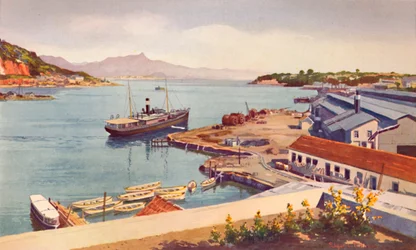 Werkplaatsen van de Lloyd Brasileiro Stoomschipmaatschappij, 1914