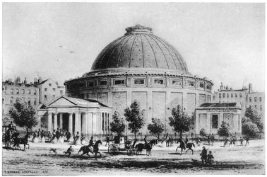 Wylds Globe, Leicester Square, Londen, 1851-1862 1907