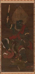 Yaksa vorm van Vajrapani Blauwe Fudo, Kamakura periode, 13e-14e eeuw