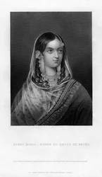 Zenat Mahal - Begum of koningin van Delhi, 19e eeuw