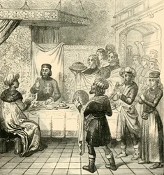 Zizim Dineren met de Grootmeester van Rhodos