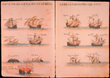 Portugese vloot onder Cabral 1500
