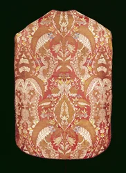 Kazule, kantpatroon zijde, Frans, ca. 1720